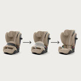 Gold Стол За Кола Pallas G3 I Size Plus (9 50 Кг.) Stone Grey Cybex