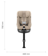 Gold Стол За Кола Sirona G3 I Size Plus (61 105 См.) Chocolate Brown Cybex