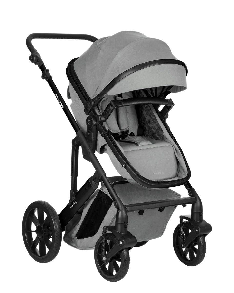 Комбинирана Количка 3В1 С Трансф.Седалка Darling Light Grey 2024 --- BebeMama