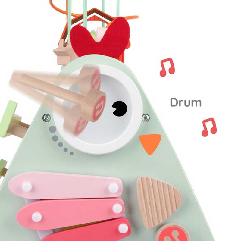 Дървен Дидактически Куб - Петел --- BebeMama