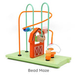 Дървен Дидактически Куб - Петел --- BebeMama