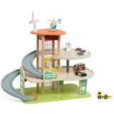 Дървен Еко Гараж На 3 Етажа За Деца Classic World