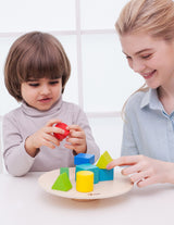 Дървен Конструктор - Фигурки За Баланс - Строители, Мозайки И Конструктори - Classic World - BebeMama