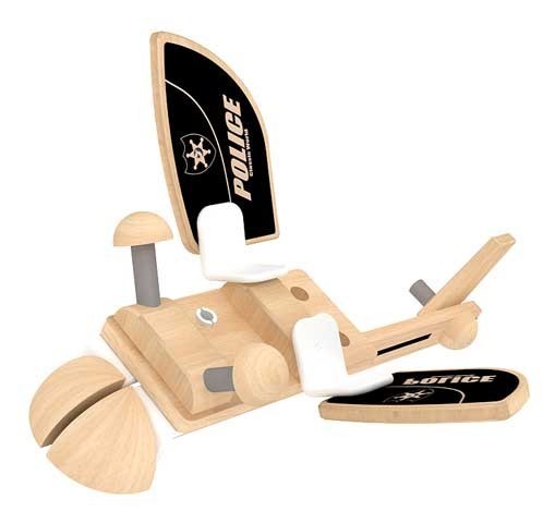 Дървен Конструктор - Полицейски Хеликоптер --- BebeMama