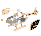 Дървен Конструктор - Полицейски Хеликоптер --- BebeMama