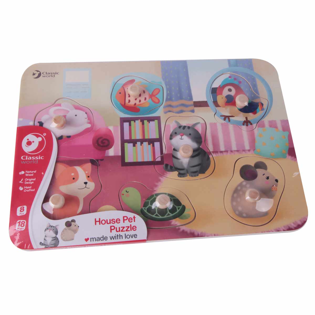 Дървен Пъзел - Домашни Любимци --- BebeMama