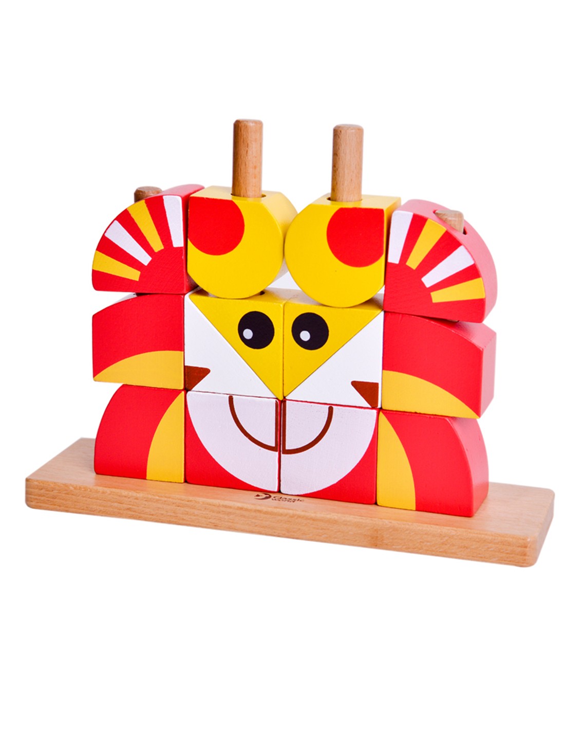 Дървен Пъзел - Кубчета Лъвче - Пъзели - Classic World - BebeMama
