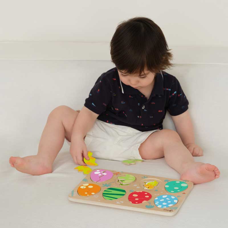 Дървен Пъзел С Динозаври От 25 Части, 18+ Месеца Classic World