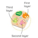 Дървен Пъзел С Динозаври От 25 Части, 18+ Месеца Classic World