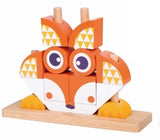 Дървен Пъзел За Деца От Кубчета - Лисица - Пъзели - Classic World - BebeMama
