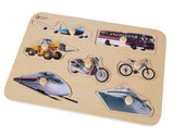 Дървен Пъзел За Деца - Превозни Средства - Пъзели - Classic World - BebeMama