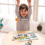 Дървен Пъзел За Деца - Трафик --- BebeMama