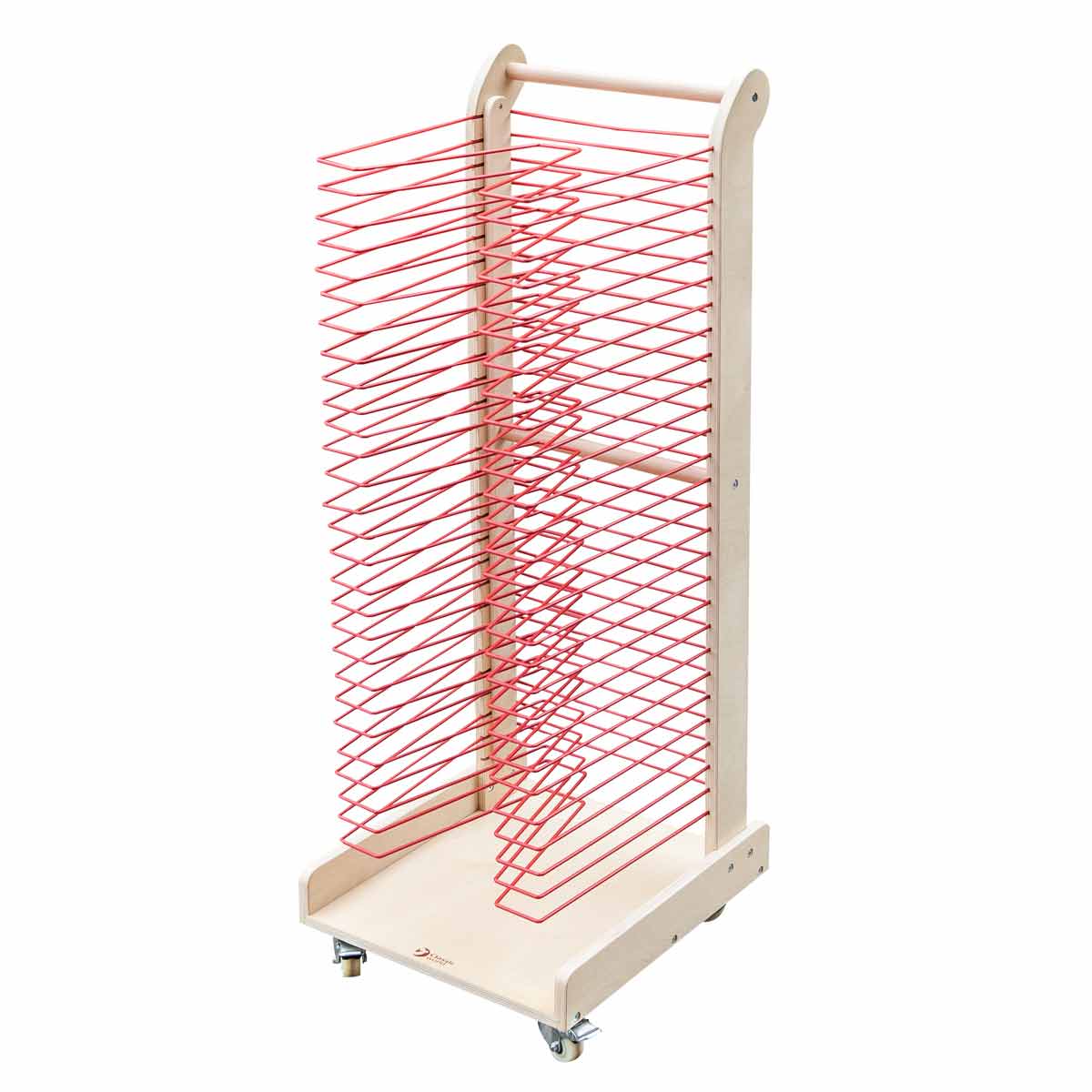 Дървен Подвижен Стелаж За Съхранение И Съхнене На 30 Рисунки - Умения И Творчество - Classic World Educational - BebeMama