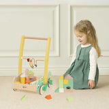 Дървен Уокър Хамелеон С Дървени Блокчета За Бебета Classic World