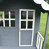 Дървена Детска Къща Ginger Home, 139X143.5X149 См, За Игри На Открито В Двора И Градината