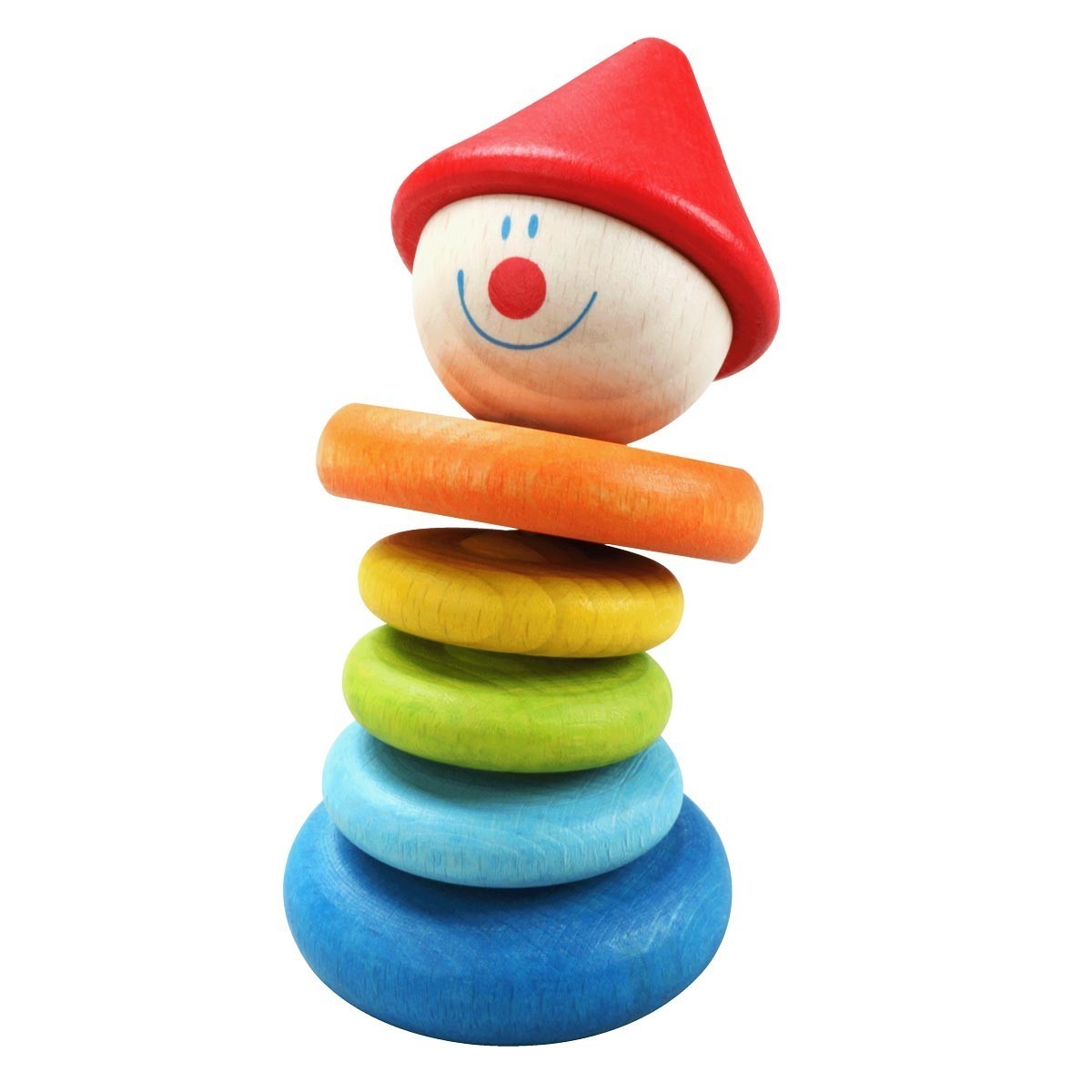 Дървена Дрънкалка За Бебета - Клоун - Дрънкалки - Classic World - BebeMama