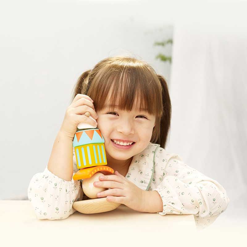 Дървена Играчка За Баланс И Координация - Веселият Клоун --- BebeMama