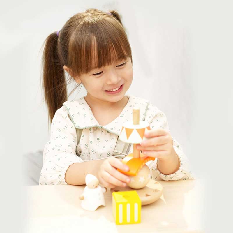 Дървена Играчка За Баланс И Координация - Веселият Клоун --- BebeMama