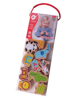 Дървена Мъниста За Нанизване Със Зоо Животни --- BebeMama