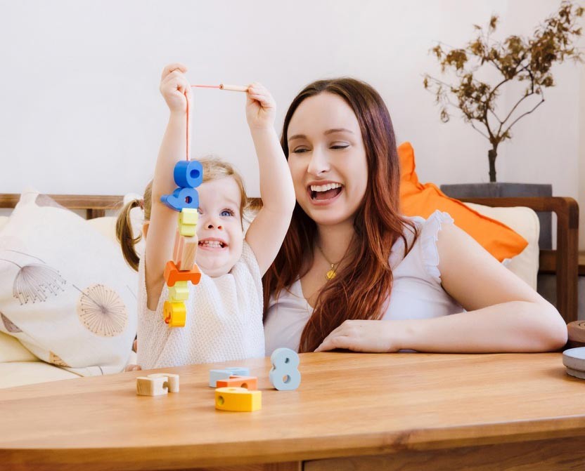 Дървени Цифри За Нанизване --- BebeMama