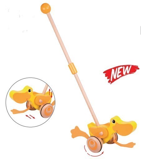 Дървено Пате За Бутане - Дървени Играчки - Classic World - BebeMama