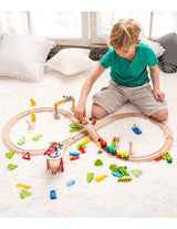 Дървено Влакче С Релси - 110 Части --- BebeMama