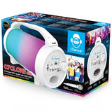Караоке Bluetooth Тонколона С Микрофон, Бяла Idance