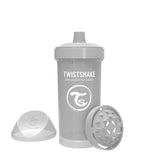 Детска чаша с шейкър Twistshake 360 мл 12+ месеца сива - Чаши - Twistshake - BebeMama