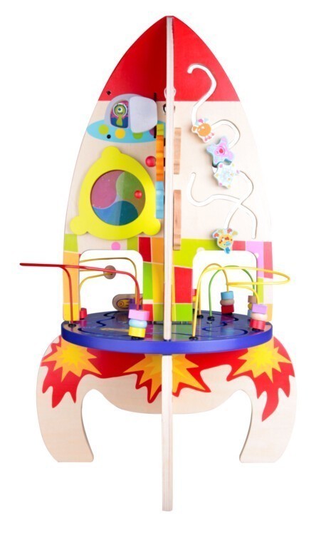 Детска дървена играчка ракета - Дървени Играчки - Classic World - BebeMama