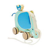 Детска Дървена Играчка За Дърпане - Слонче --- BebeMama