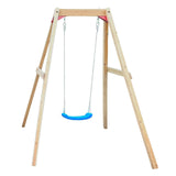 Leagăn din lemn pentru copii Technical Hara, Ginger Home, 156x200x201 cm, joc în siguranță în aer liber