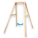 Leagăn din lemn pentru copii Technical Hara, Ginger Home, 156x200x201 cm, joc în siguranță în aer liber