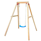 Leagăn din lemn pentru copii Technical Hara, Ginger Home, 156x200x201 cm, joc în siguranță în aer liber