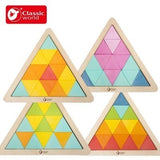 Детска дървена мозайка - Строители, Мозайки И Конструктори - Classic World - BebeMama