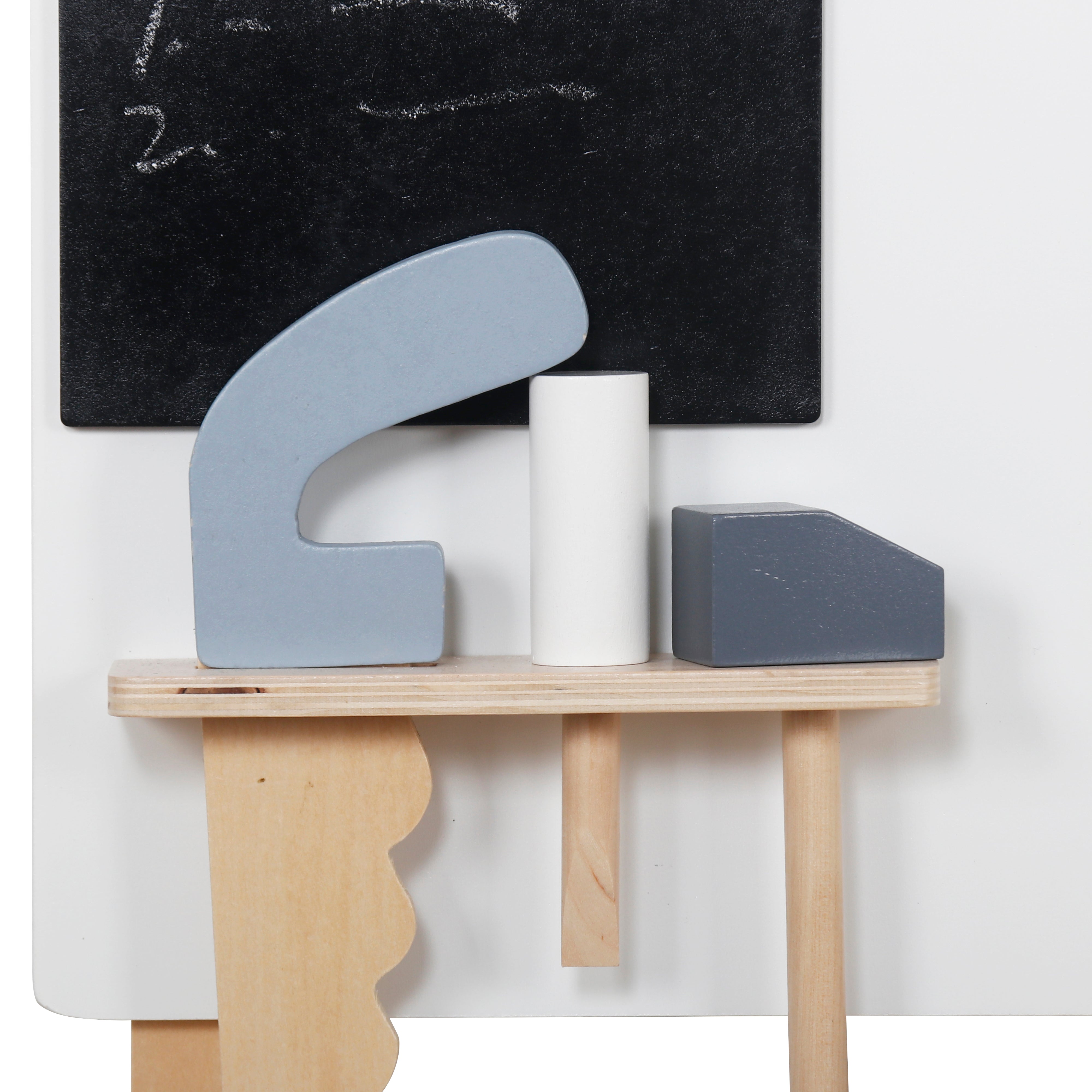 Детска Дървена Работилница С Инструменти, Ginger Home, Синя, 46Х26Х67Cm