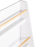 Детска Етажерка Ginger Home, Дървен Органайзер За Книжки И Играчки, Бял Цвят, За Уютната Детска Стая