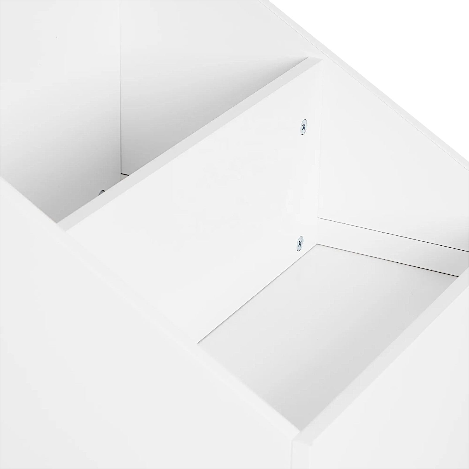 Детска Етажерка За Играчки И Книги Къща С Рафтoве И Дъска За Рисуване, Монтесори, Бяла, 72.5x40x95.8 См Ginger Home