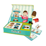 Детска играчка за пътуване с магнитни фигури - Хората по света - Магнити - Classic World - BebeMama