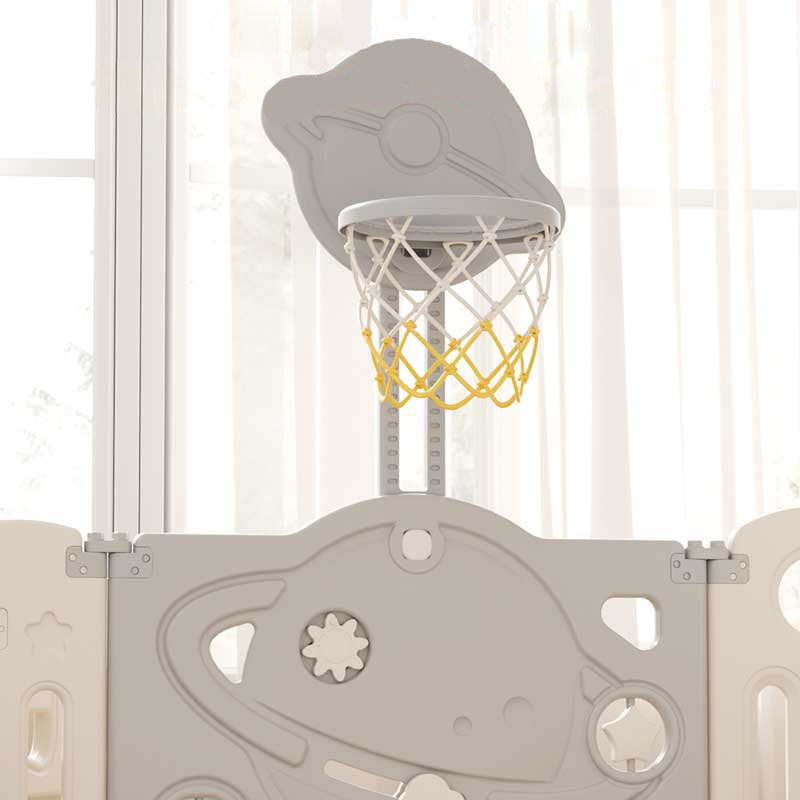 Детска Къщичка С Ограда И Баскетболен Кош Космонавт Feelkids