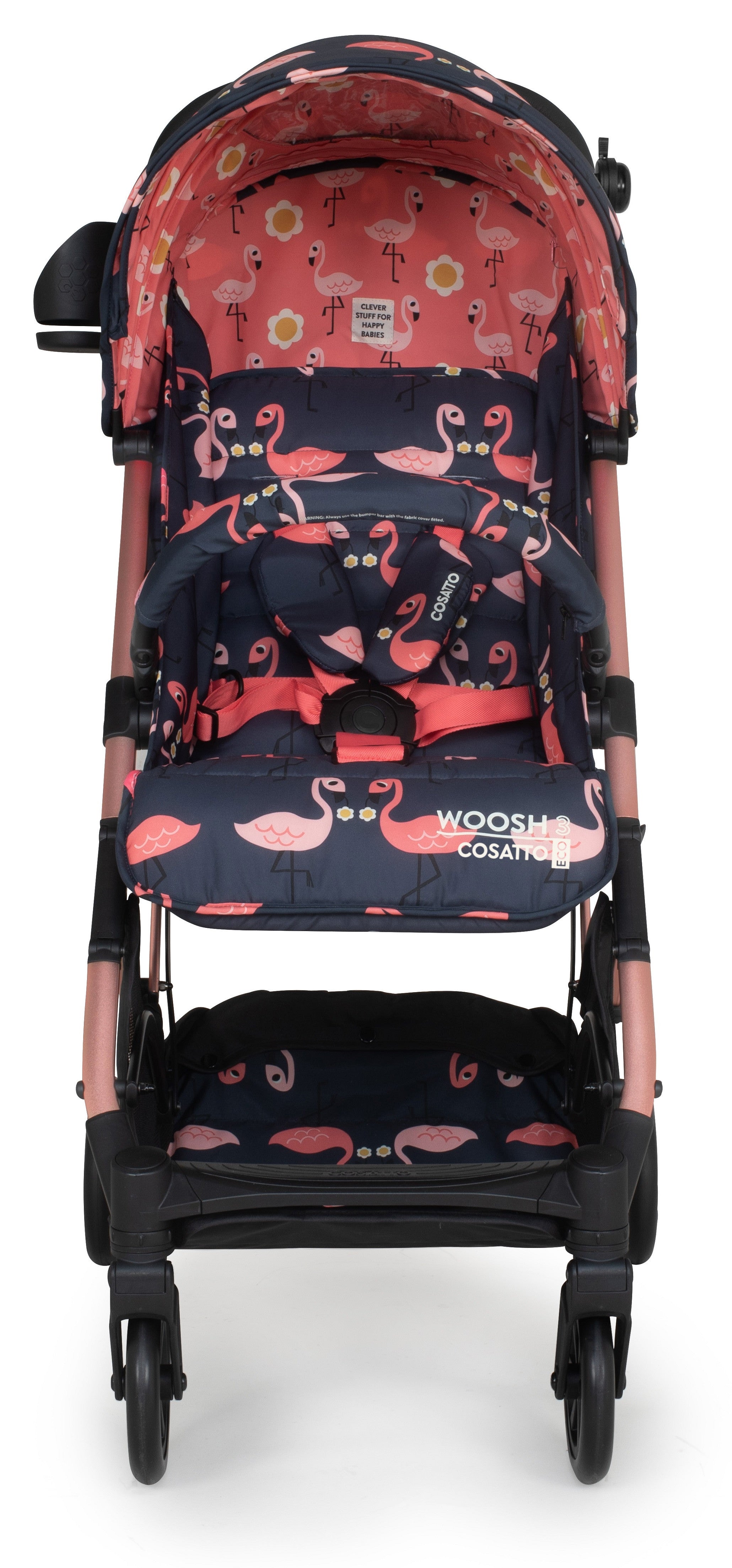 Cosatto Ct5052 Woosh 3 Pretty Flamingo Bb Бебешка Количка