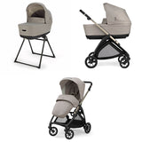 Cărucior 2 în 1 Inglesina Electa System Duo - Baterie Bej / Negru Iridium
