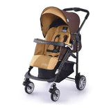 Детска количка, комбинирана Zooper Waltz Khaki Plaid кафяво и бежово - Комбинирани Колички - Zooper - BebeMama