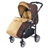 Детска количка, комбинирана Zooper Waltz Khaki Plaid кафяво и бежово --- BebeMama