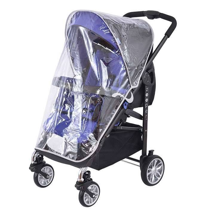 Детска количка, комбинирана Zooper Waltz Royal Blue Plaid, кралско синьо и черно --- BebeMama