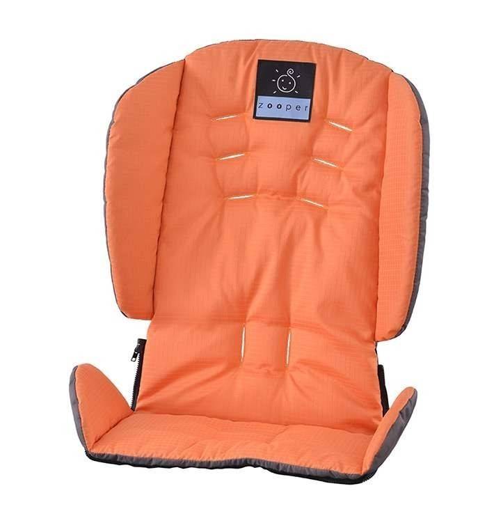 Детска количка, комбинирана Zooper Waltz Honey Citrus, сиво и оранжево --- BebeMama