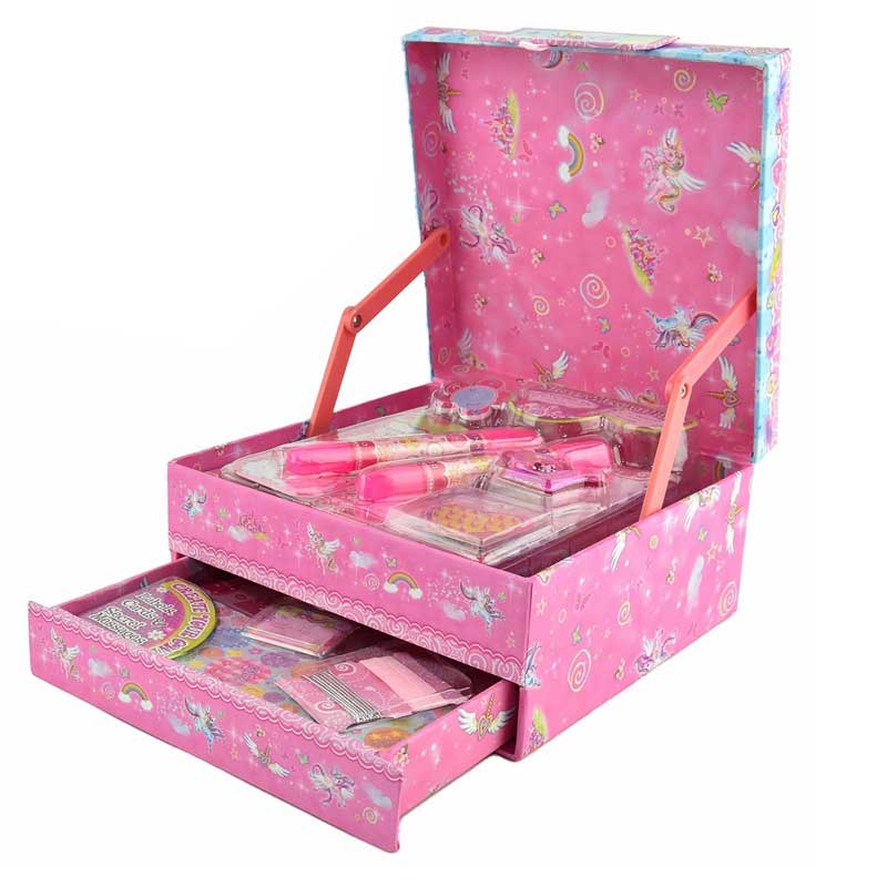 Cutie de machiaj pentru copii „Unicorn magic” cu accesorii