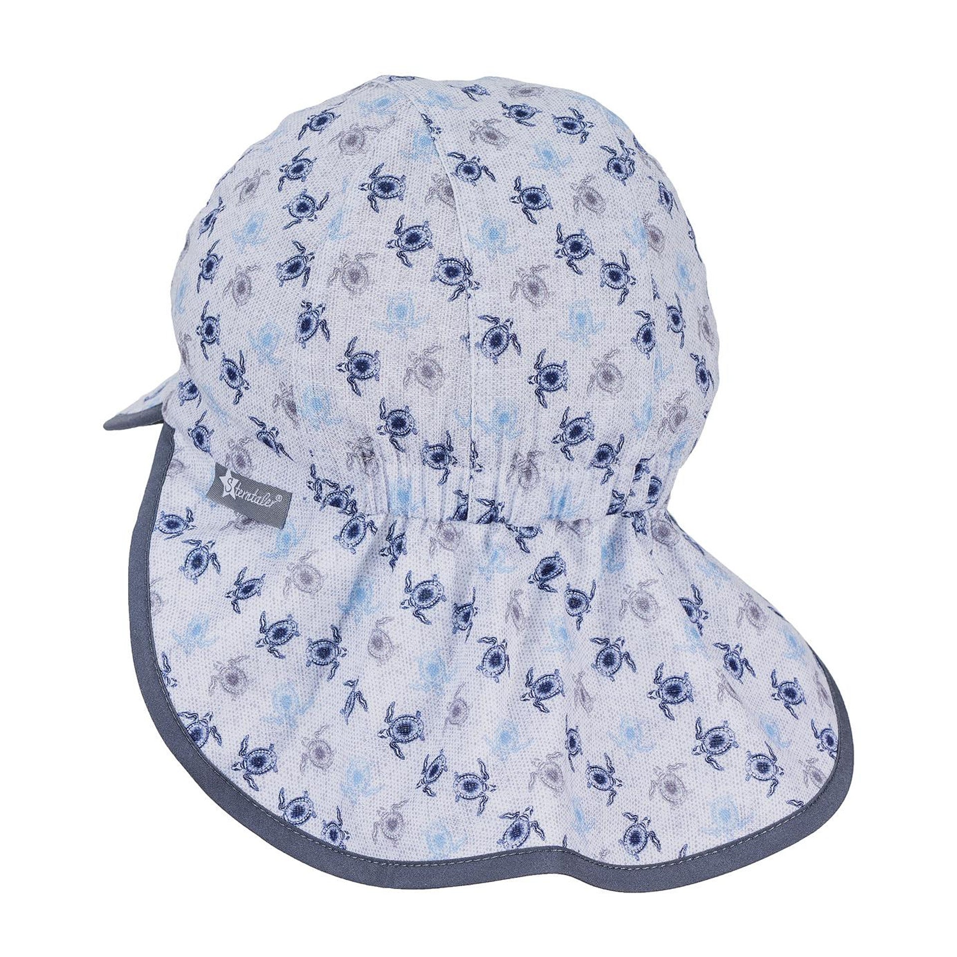 Детска Лятна Шапка С Uv 30+ Защита, С Платка На Тила, 47 См. 9 12 М. Sterntaler