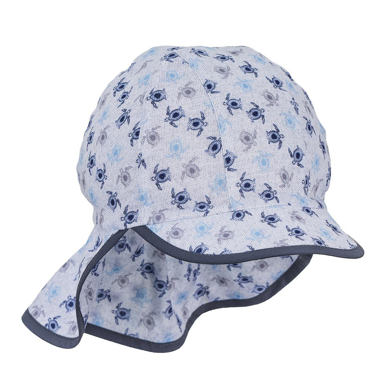 Детска Лятна Шапка С Uv 30+ Защита, С Платка На Тила, 47 См. 9 12 М. Sterntaler