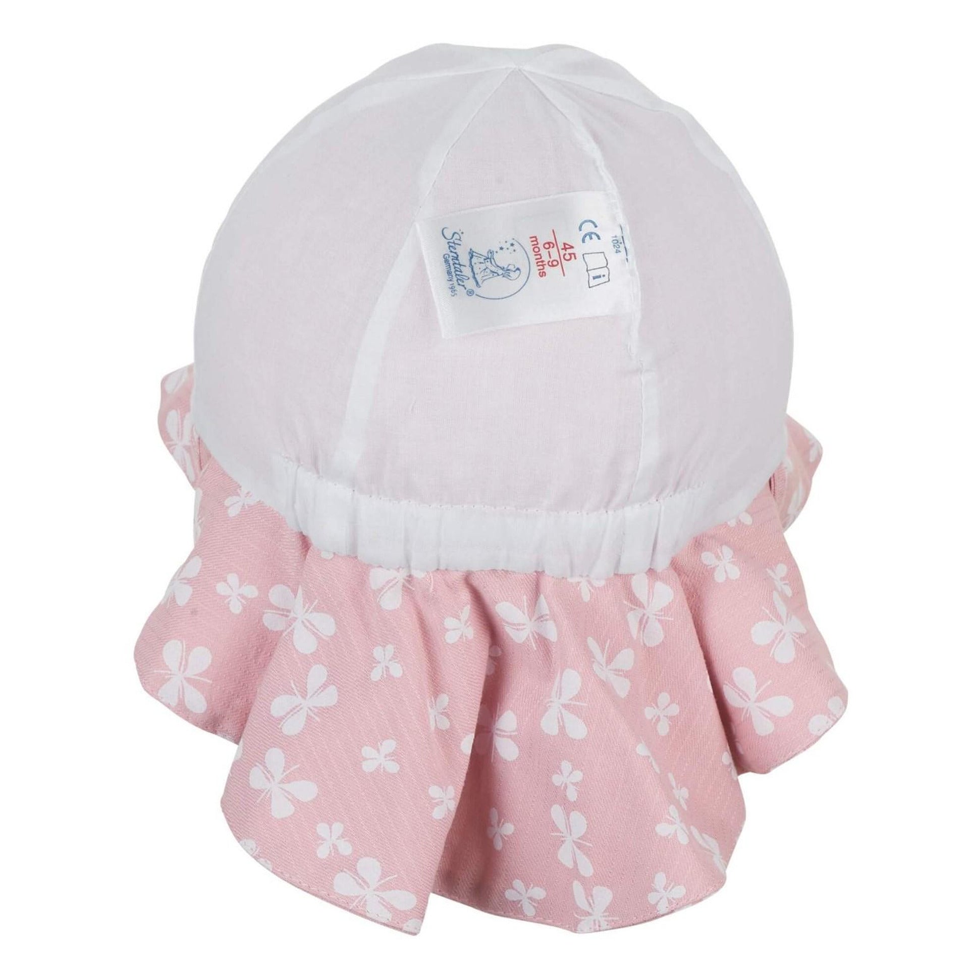 Детска Лятна Шапк С Uv 50+ Защита, С Цветя, 45 См. 6 9 М. Sterntaler