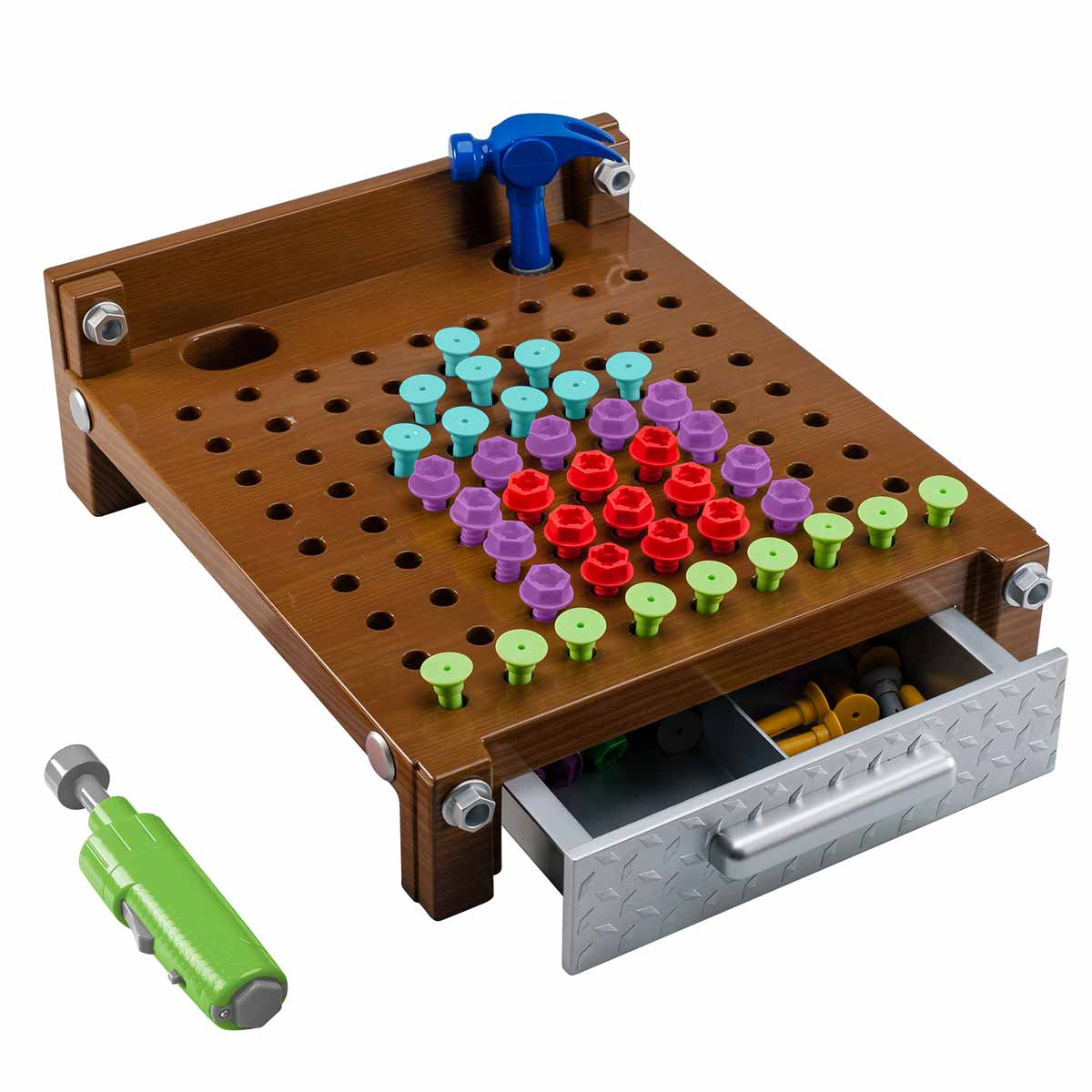 Детска мозайка - Моята първа работна маса - Строители, Мозайки И Конструктори - Educational Insights - BebeMama